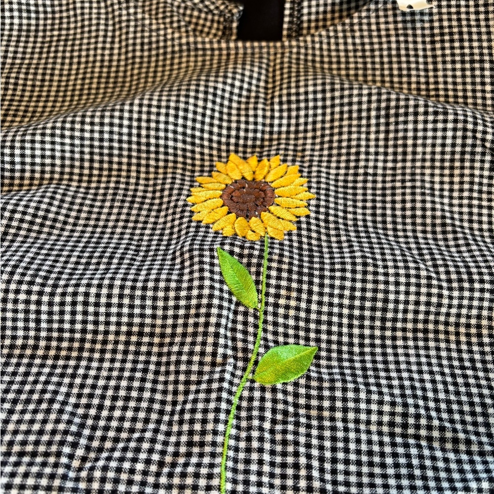 Vintage Sunflower 2 piece set Dress/Top - Picture 13 of 14